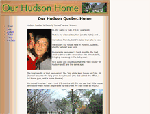 Tablet Screenshot of hudson-quebec-home.com